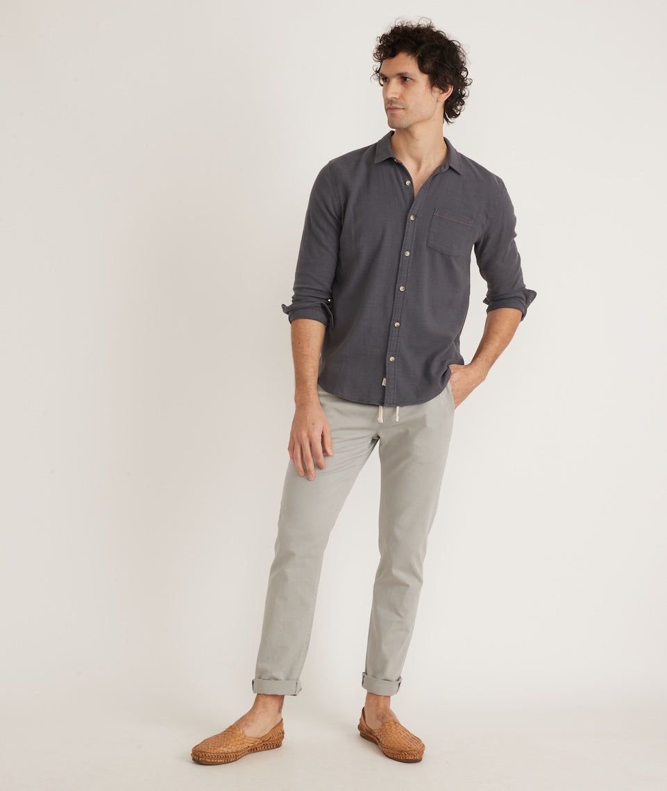 India Ink Classic Stretch Selvage Long Shirt