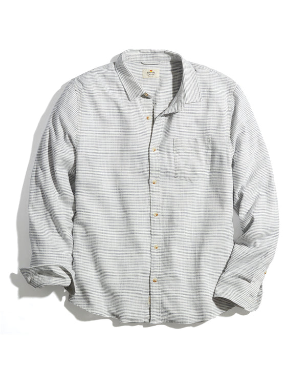 Black Stripe Classic Stretch Selvage Shirt