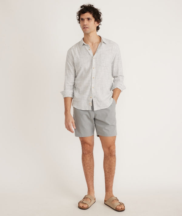Black Stripe Classic Stretch Selvage Shirt