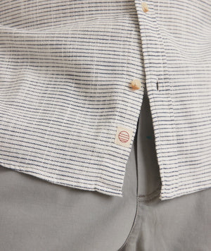 Black Stripe Classic Stretch Selvage Shirt