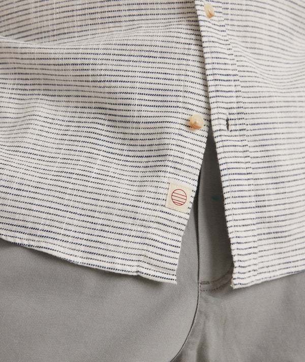Black Stripe Classic Stretch Selvage Shirt