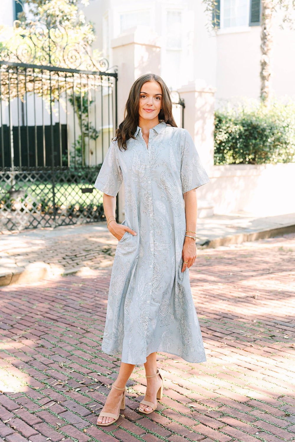 Iris Misty Paisley Maxi Dress
