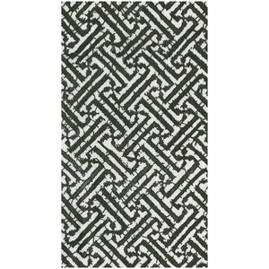 Fretwork Black Guest Towel