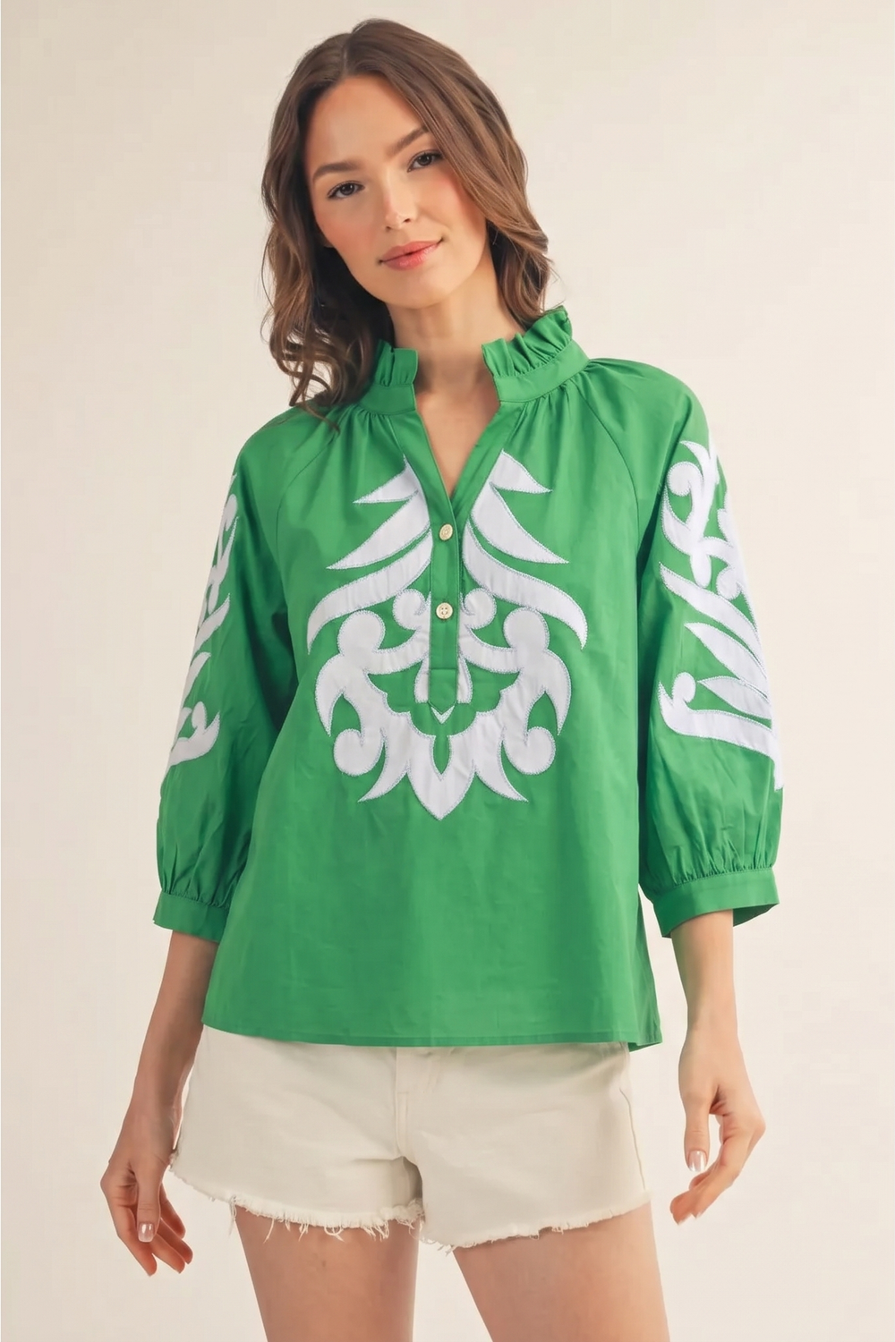 Baroque Applique Top