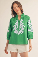 Baroque Applique Top
